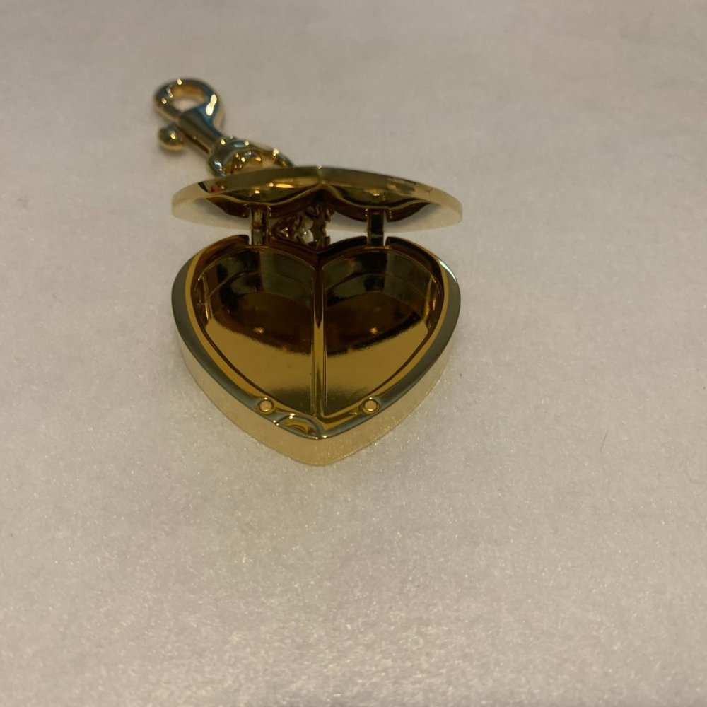 Coach Purse Charms ( New) With Open Heart Locket - Picture 4 of 12